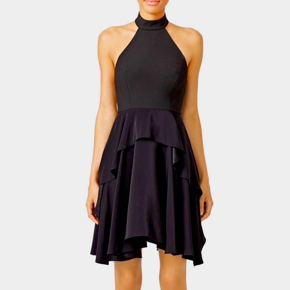 Elizabeth and James Women’s Halter A-Line Swing Dress